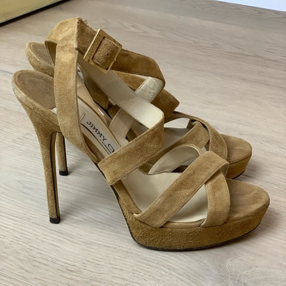 Suede Jimmy Choo Sandal - Picture 6 of 8